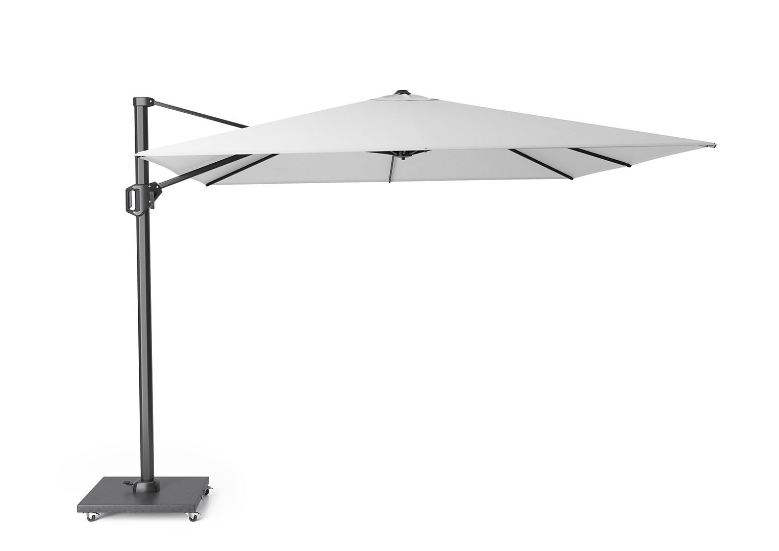 Premium outdoor umbrella features and fabric options available in Dubai
